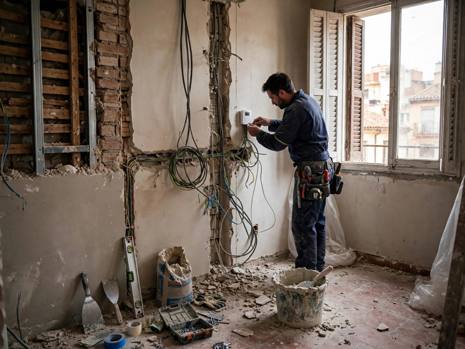 Alarma en alquiler para obras y reformas