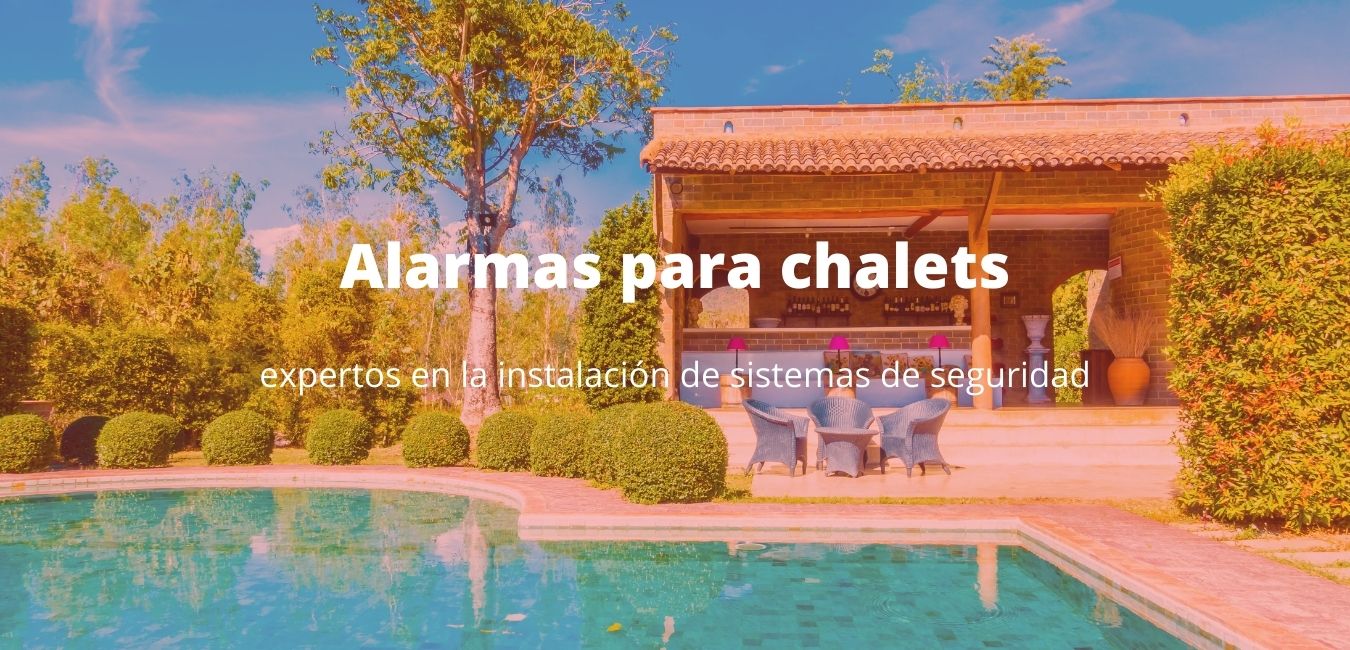 Chalet con piscina y porche: alarmas para chalets, expertos en la instalación de sistemas de seguridad