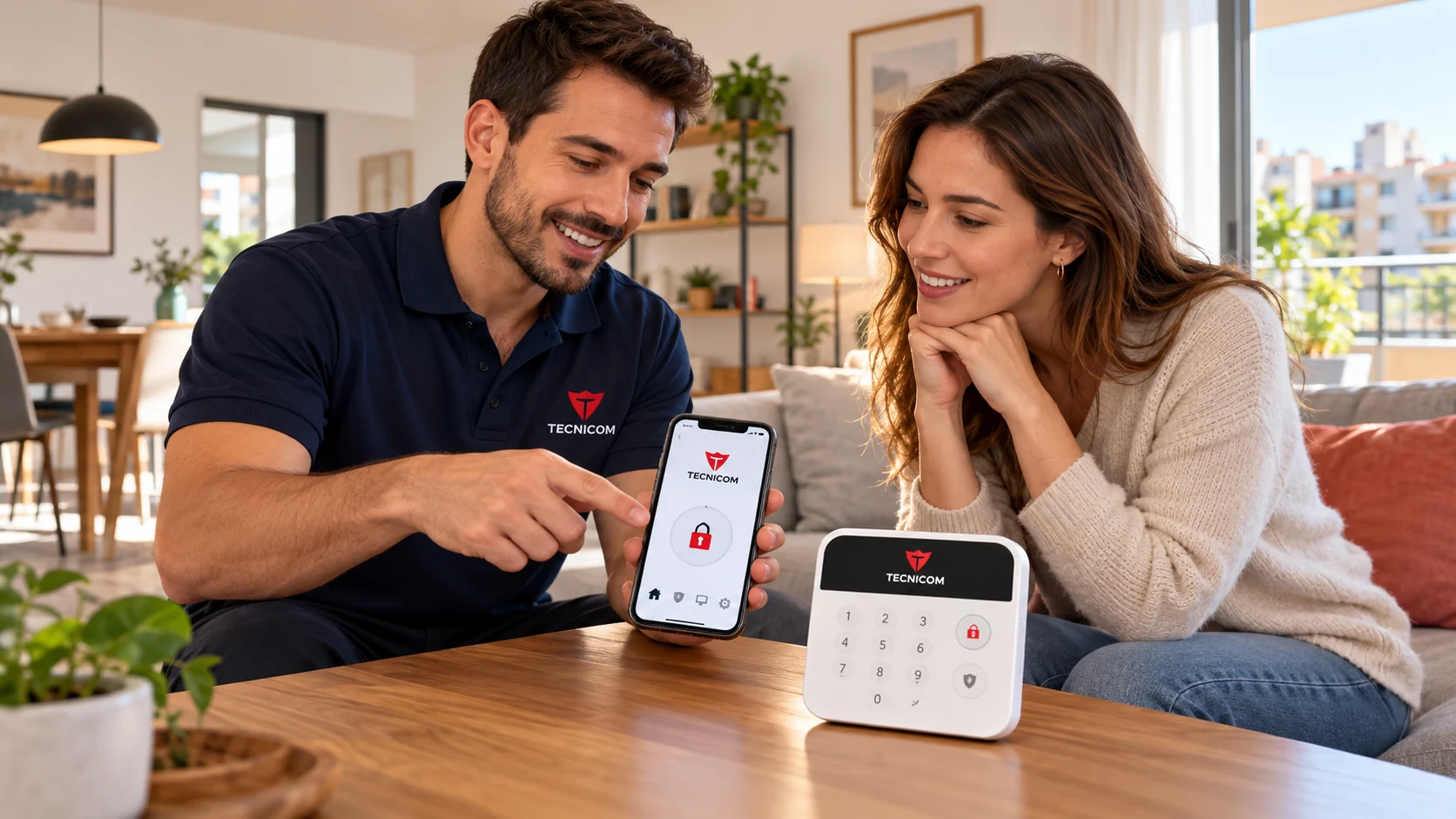 Tecnicom: explicación de la app para alarmas en alquiler en Aldaia