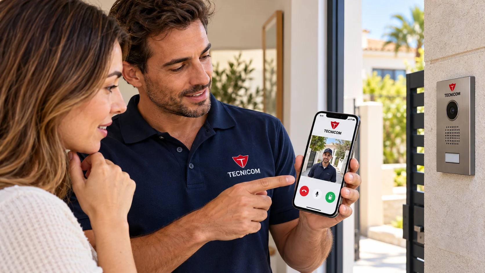 videoportero inteligente controlado desde app movil Tecnicom